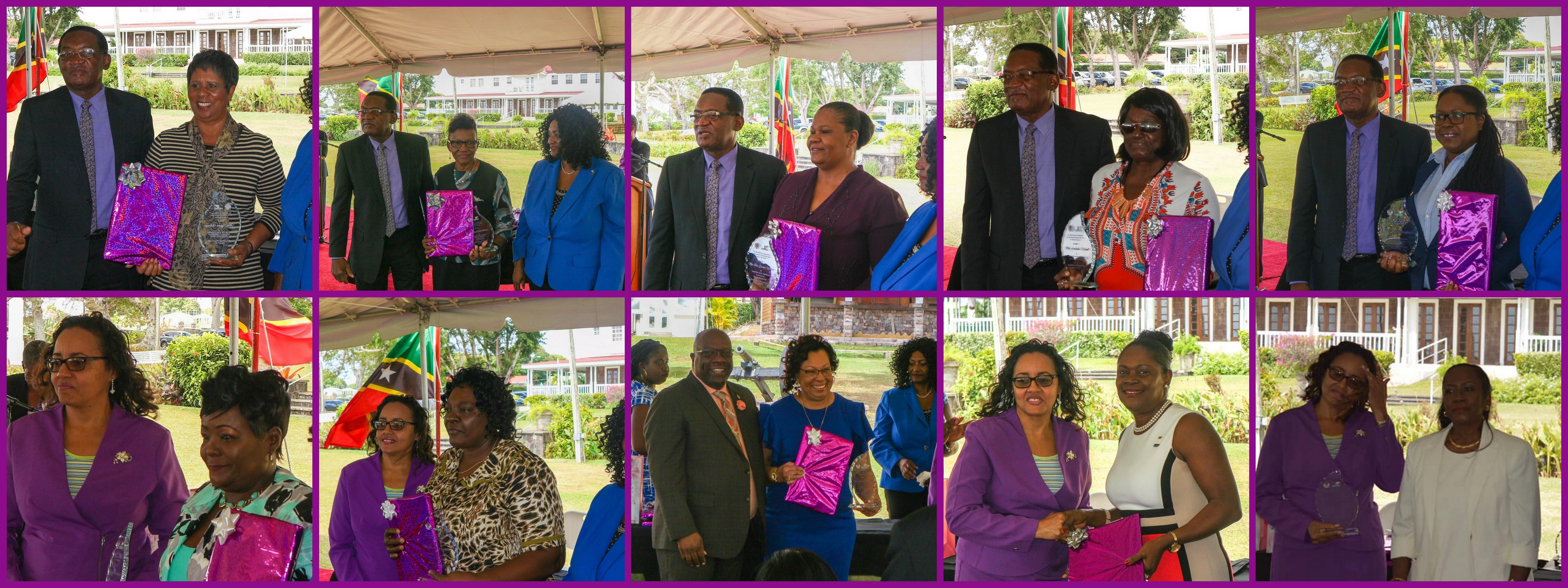 NINE WOMEN IN ST KITTS AND NEVIS AWARDED FOR INVALUABLE CONTRIBUTION