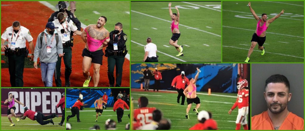 was there a streaker at the super bowl