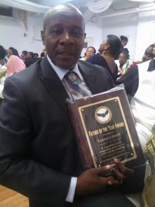 New York Based Cayon Activist Lennox Liburd recieving Father of the Year Award in New York. Liburd has made a loud appeal for assistance in procuring CCTV's for his hometown of Cayon on St.Kitts . 