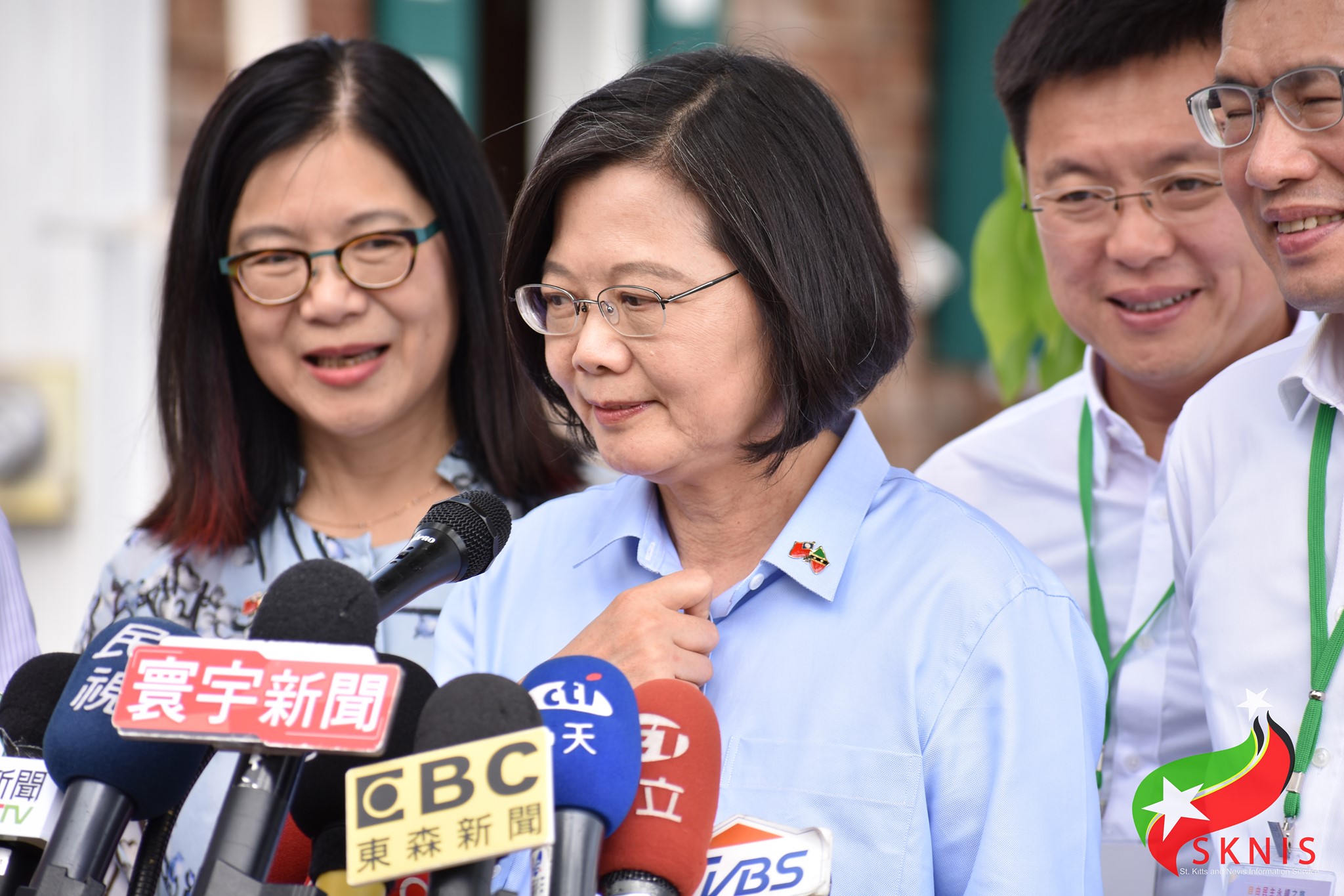 President Tsai presides over ocean park groundbreaking in St Kitts and ...