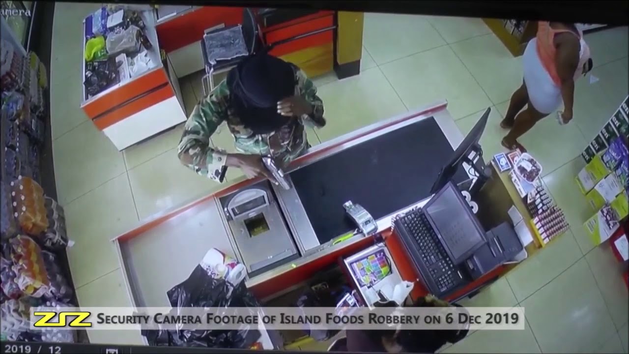 POLICE INVESTIGATING ARMED ROBBERY CAUGHT ON VIDEO AT A SUPERMARKET ...