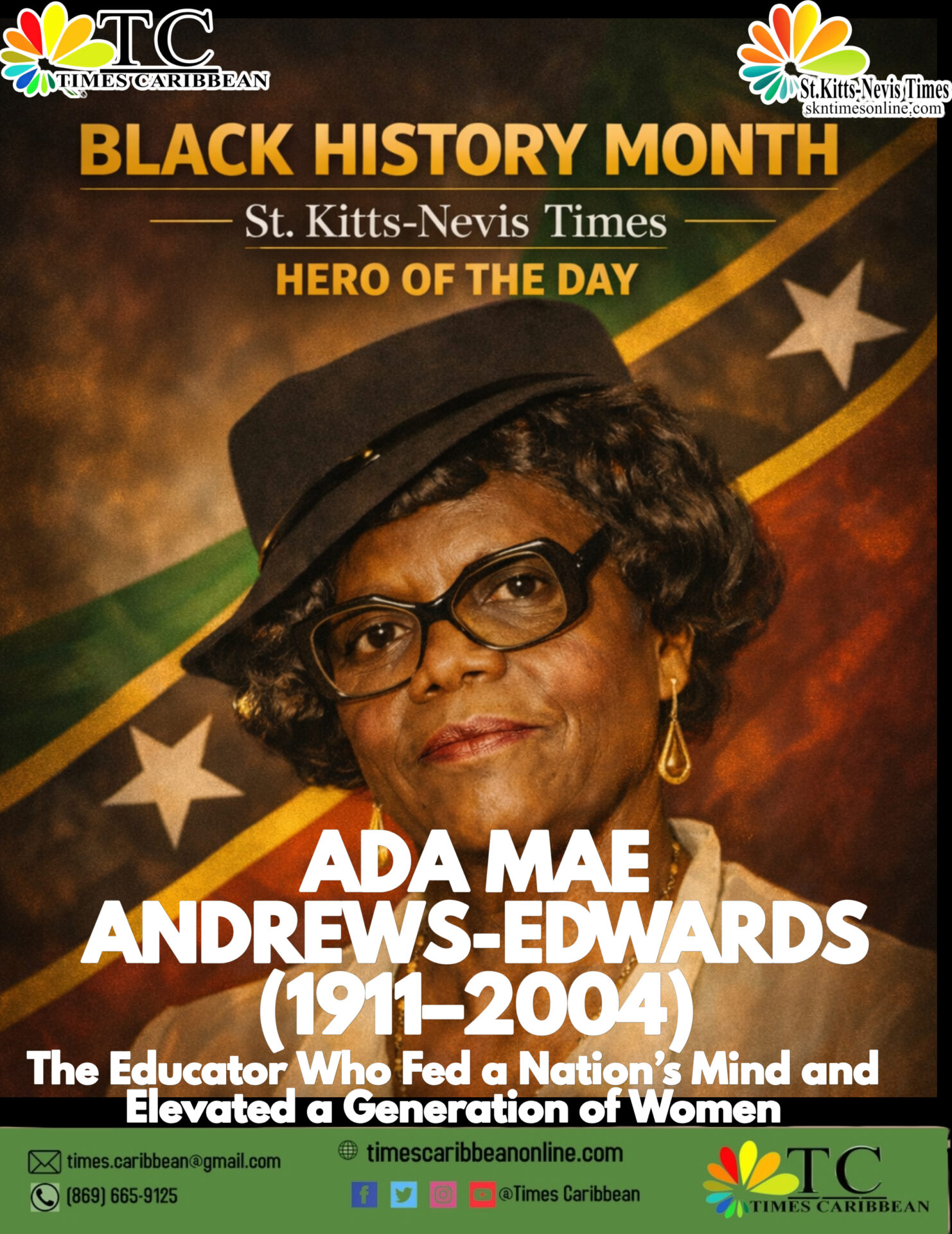 ADA MAE ANDREWS-EDWARDS (1911–2004): The Educator Who Fed a Nation’s ...