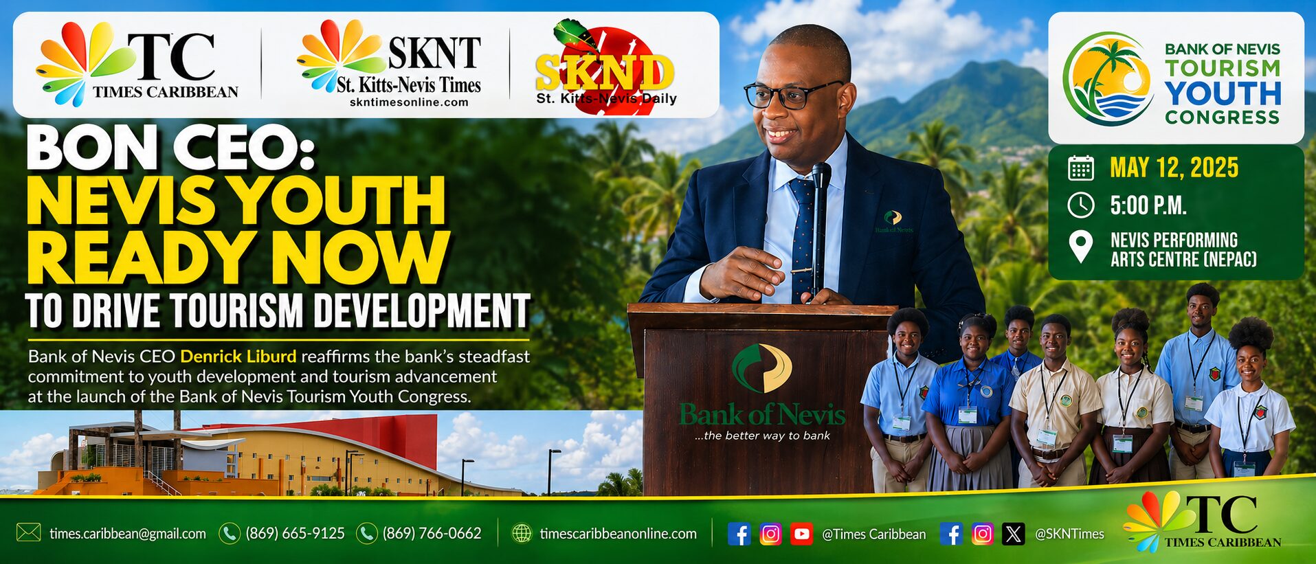 BON CEO: NEVIS YOUTH READY NOW TO DRIVE TOURISM DEVELOPMENT