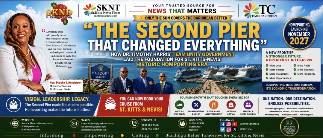 “THE SECOND PIER THAT CHANGED EVERYTHING”: HOW DR. TIMOTHY HARRIS’ TEAM UNITY GOVERNMENT LAID THE FOUNDATION FOR ST. KITTS-NEVIS’ HISTORIC HOMPORTING