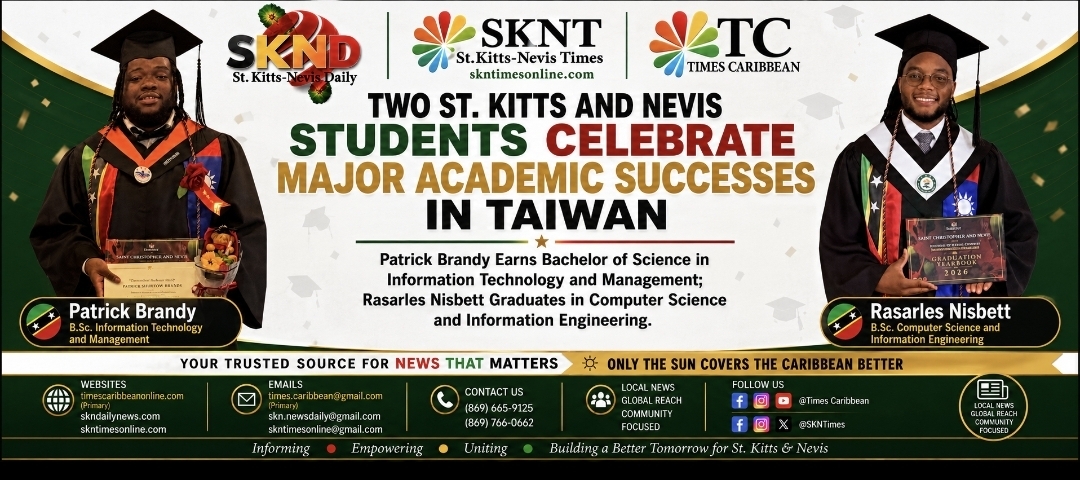 Two St. Kitts and Nevis Students Celebrate Major Academic Successes in Taiwan